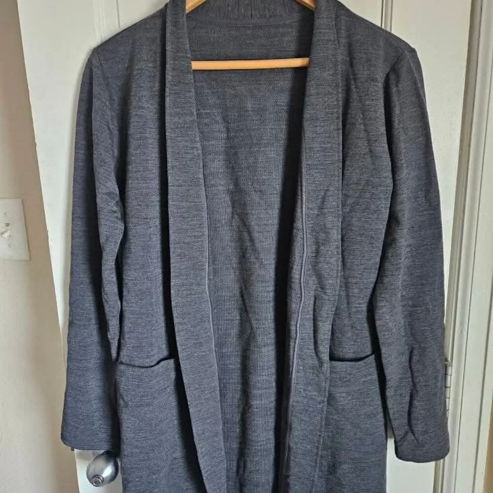 Woolx Kinsley Cardigan XS Charcoal - Picture 2 of 7